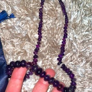 Elegant Purple Beaded Necklace